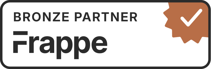 Frappe Bronze Partner Badge